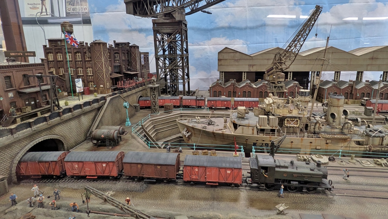 Military Wharf Dock Diorama
