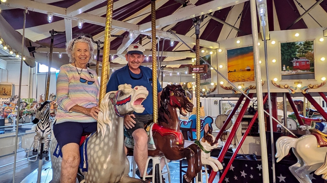 We Ride 1939 Traveling Carousel Machine