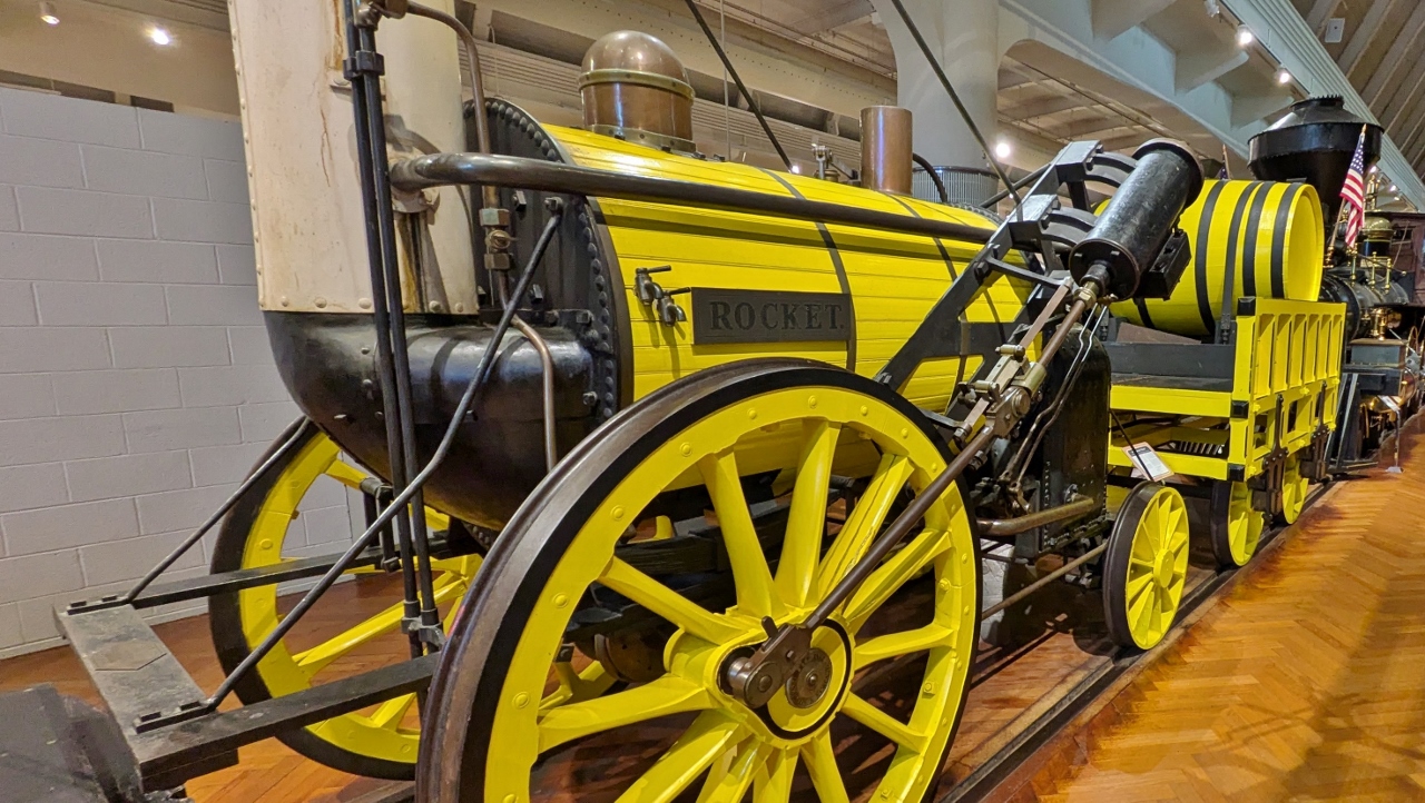 Stephenson 1829 Rocket Locomotive First to Use Multi-Tube Boiler