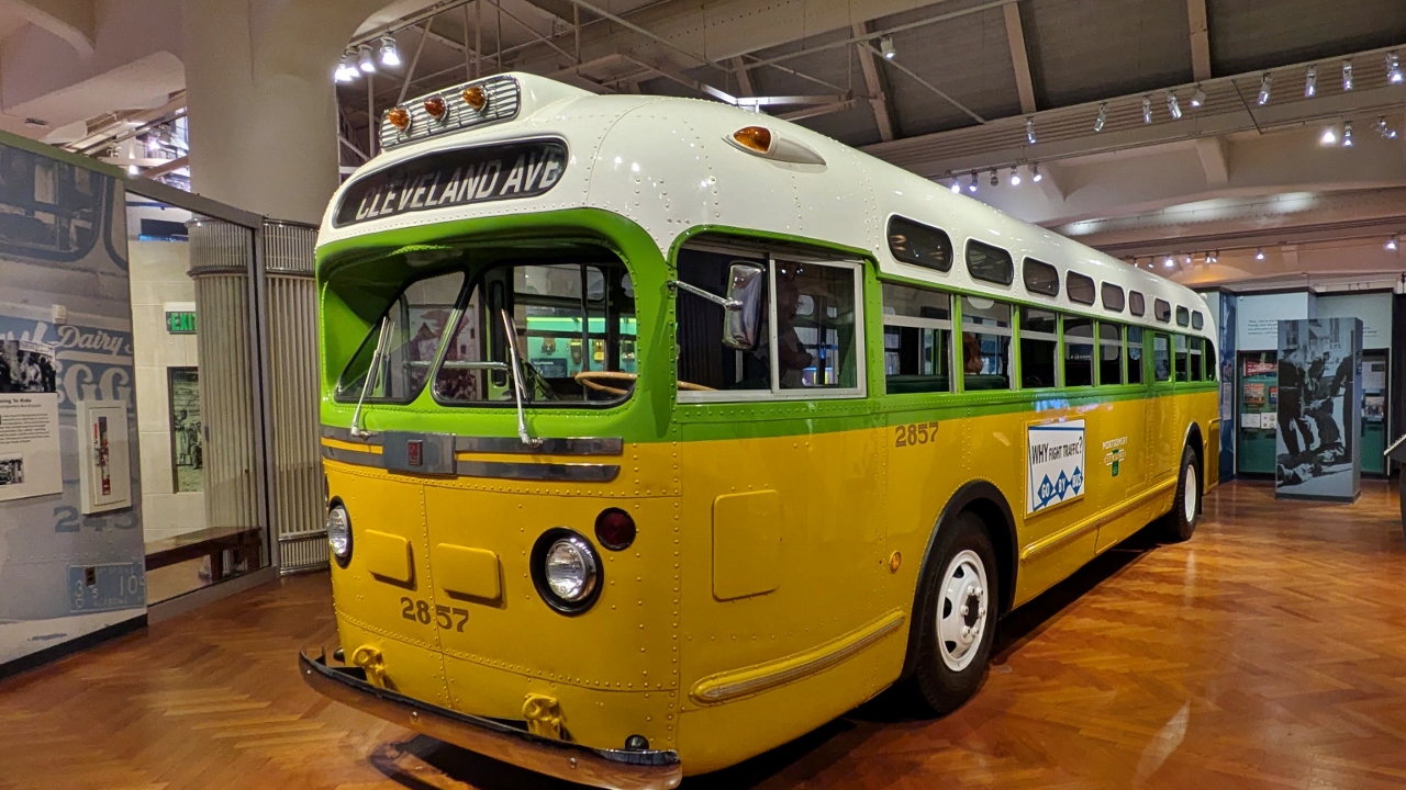 Actual Bus of Rosa Parks Legacy