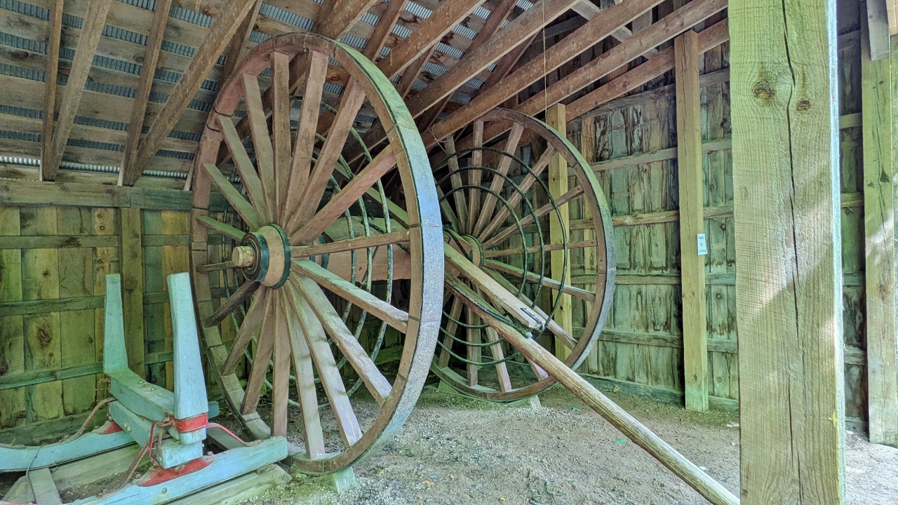 Wheels Worked Better for Moving Logs in Warmer Weather