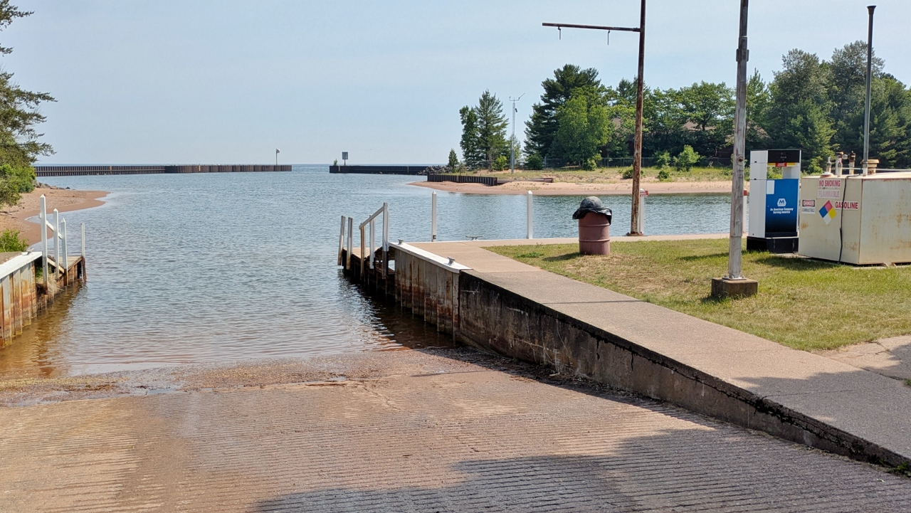Boat Launch Harbor Near Burns Landing