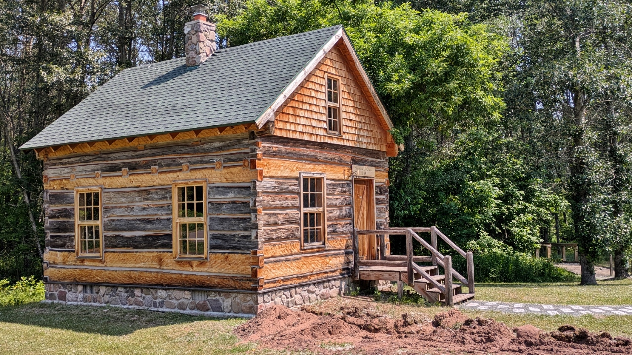 House Being Restored at Burns Landing