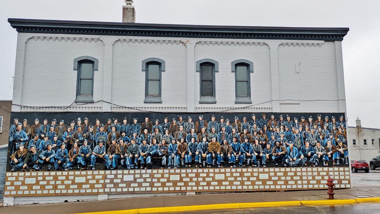 Mural Honors Those Who Worked Area Iron Mines for Over 80 Years