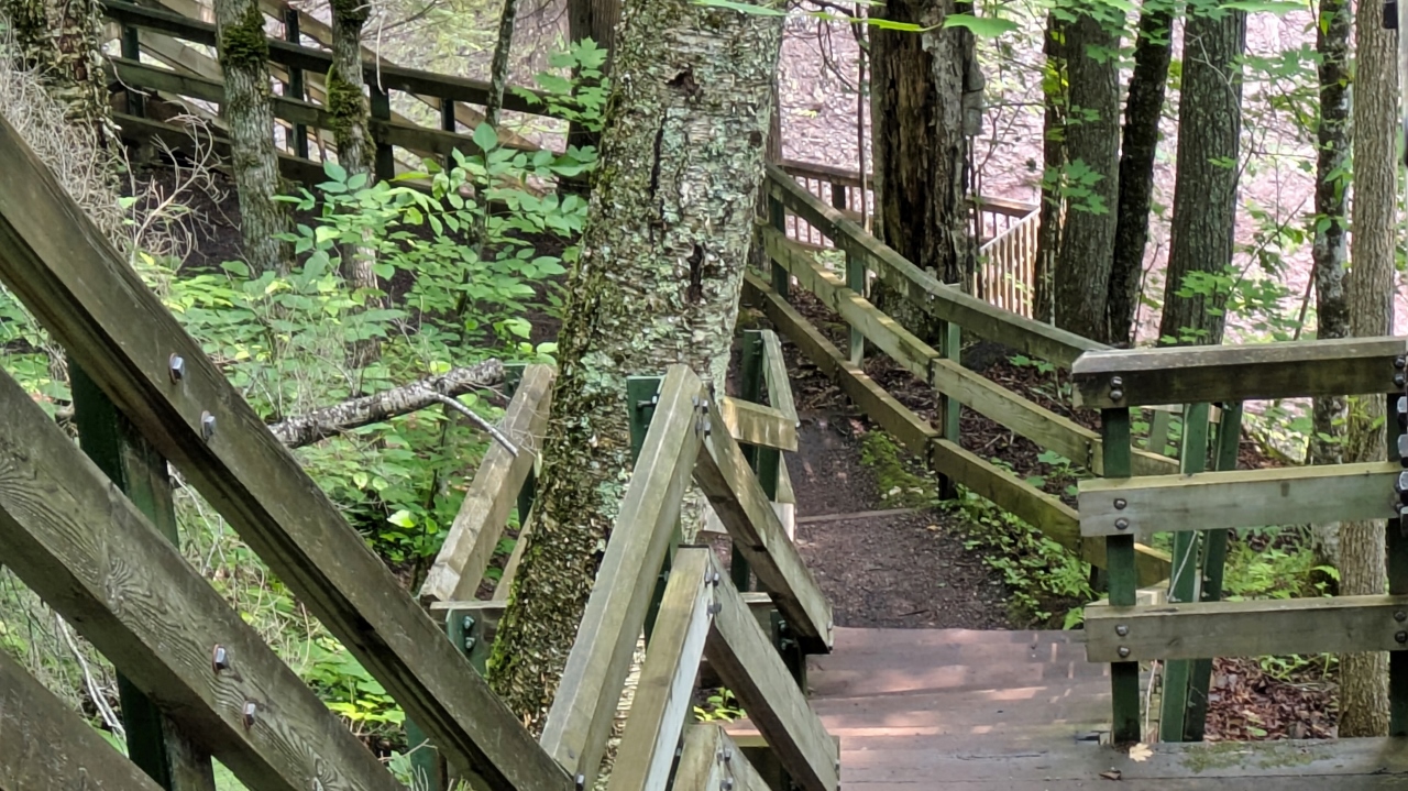 Typical Stairway to Falls