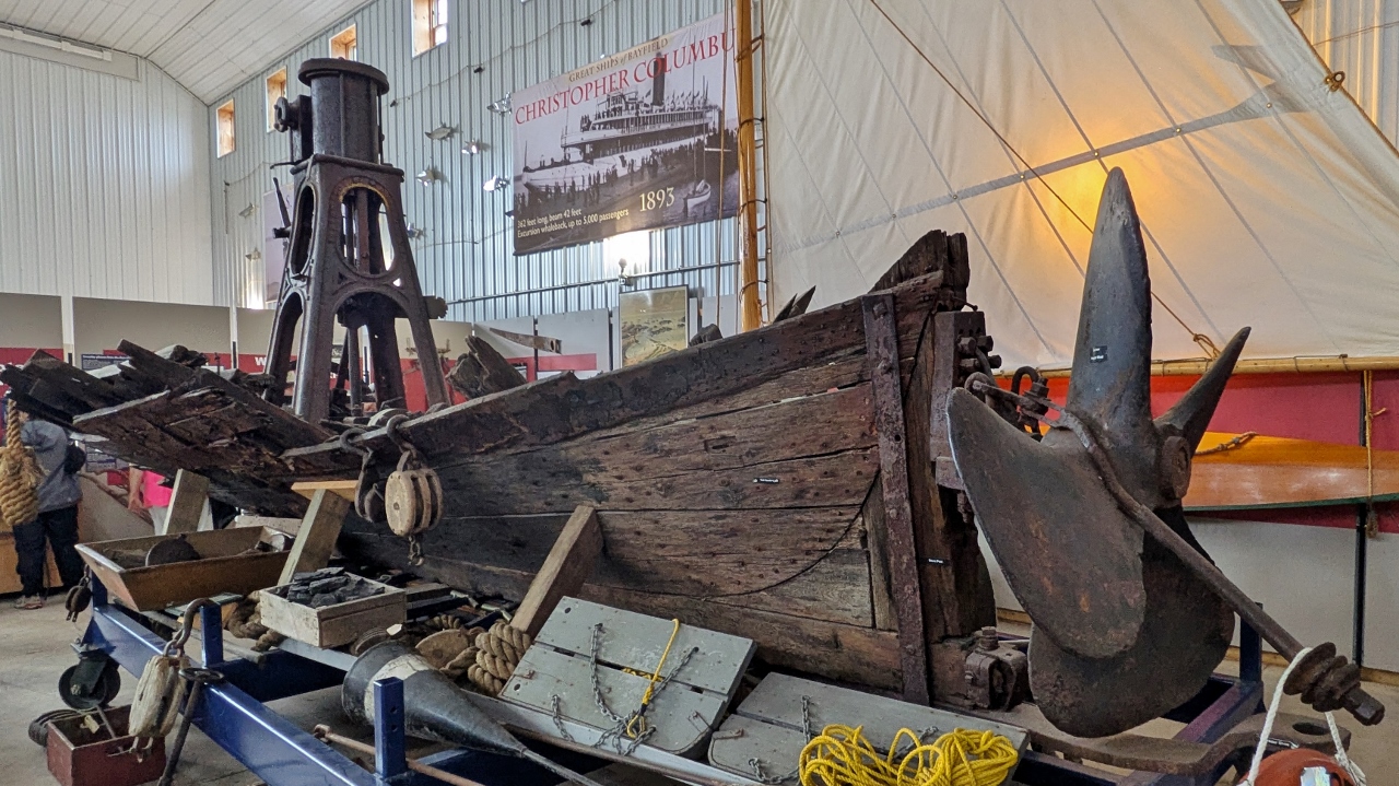 Single Cylinder Engine on Josephine Addison was Huge