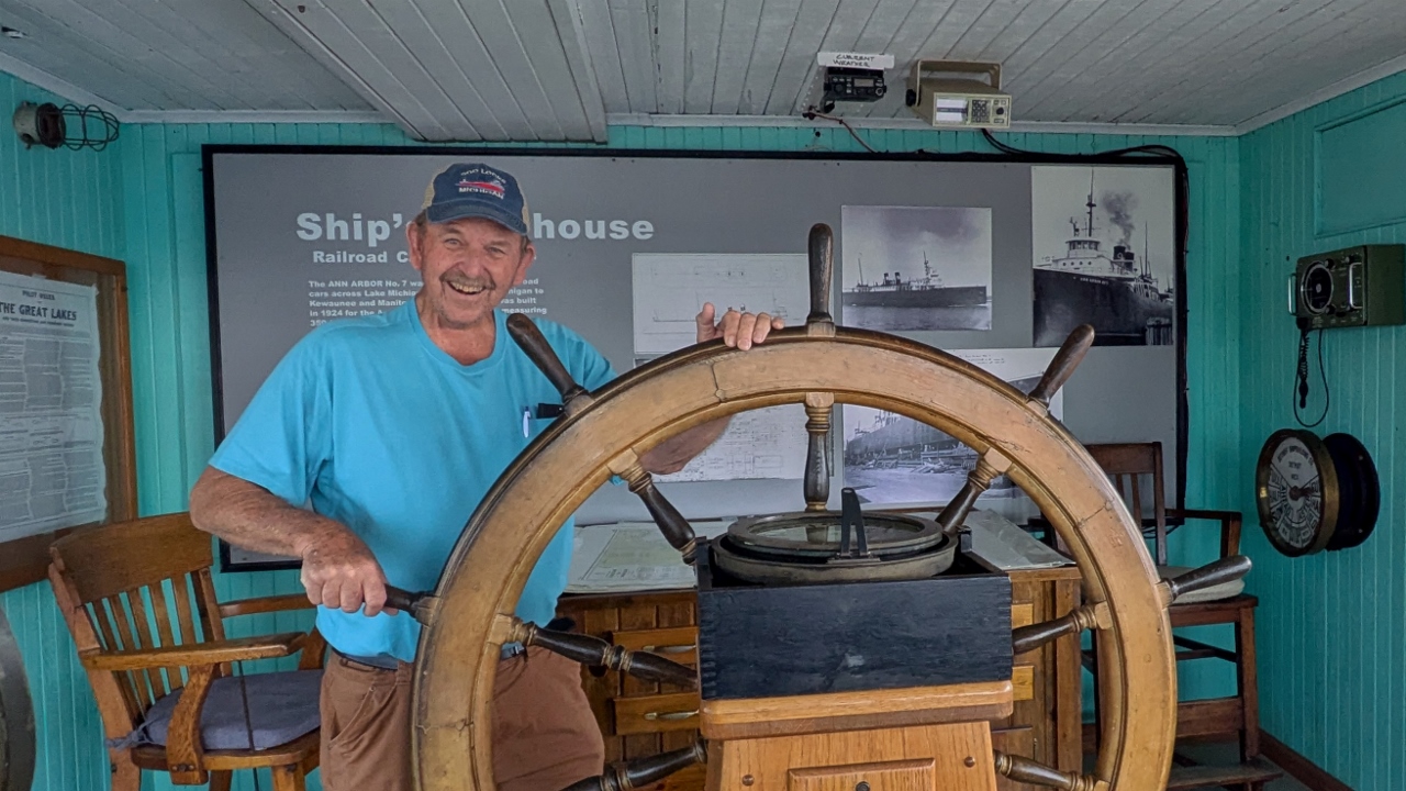 Bill Takes a Turn at the Wheel