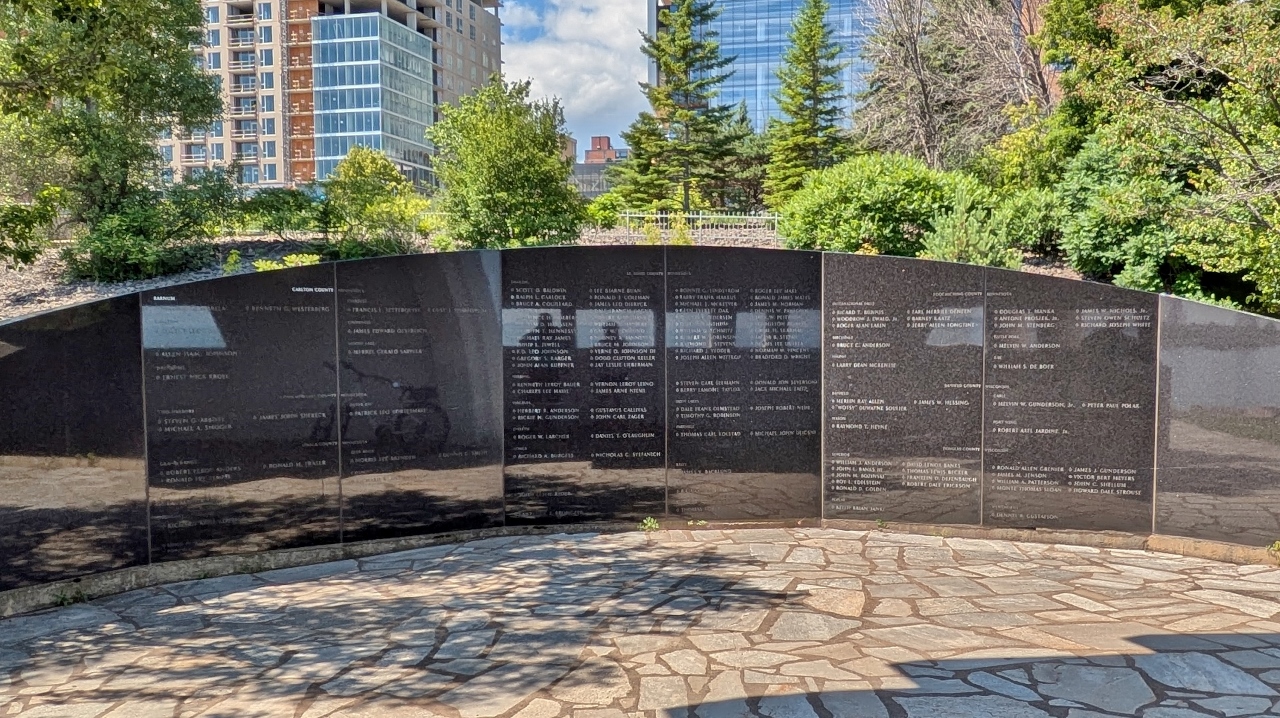 Northland Vietnam Veterans Memorial Along Trail