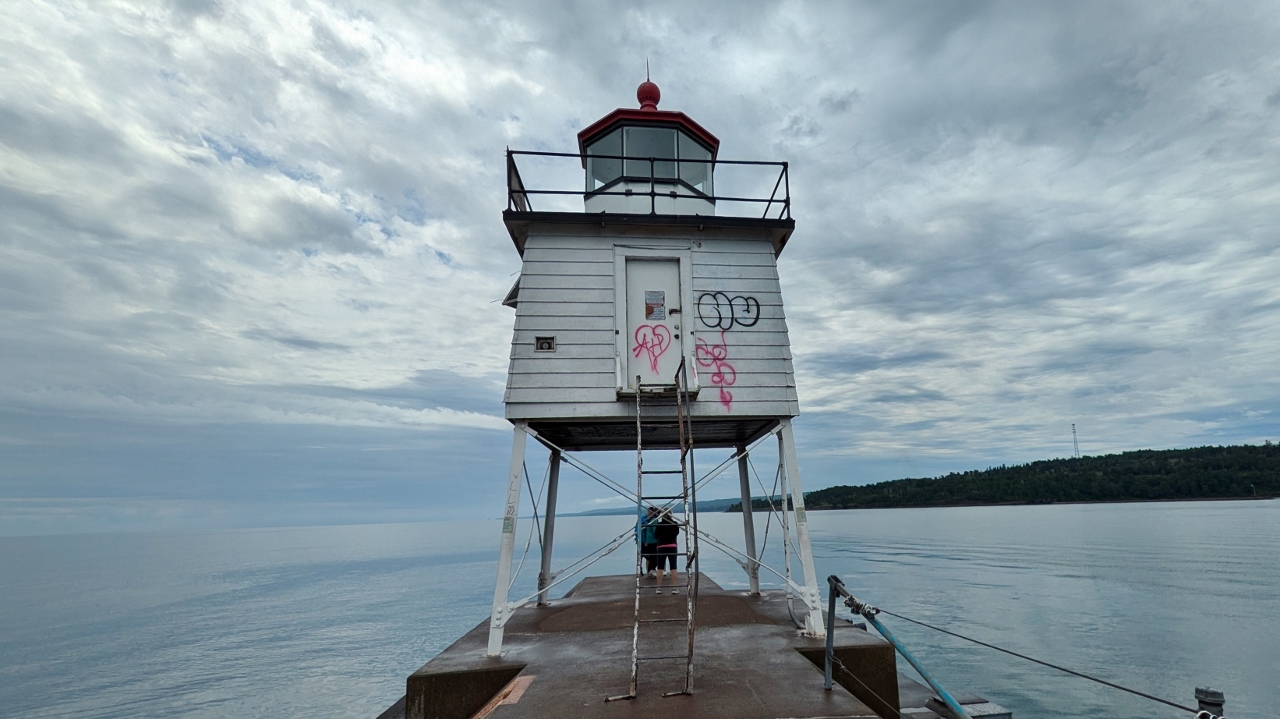 Lighthouse at End of Brighton Beach Breakwater