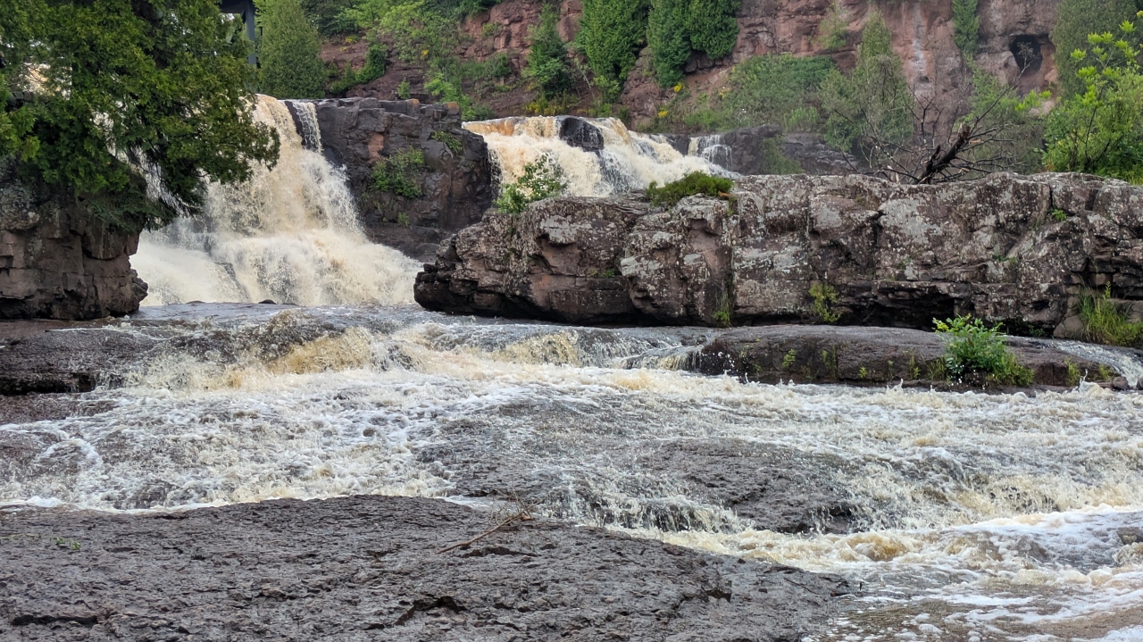 This one is of Middle Gooseberry Falls