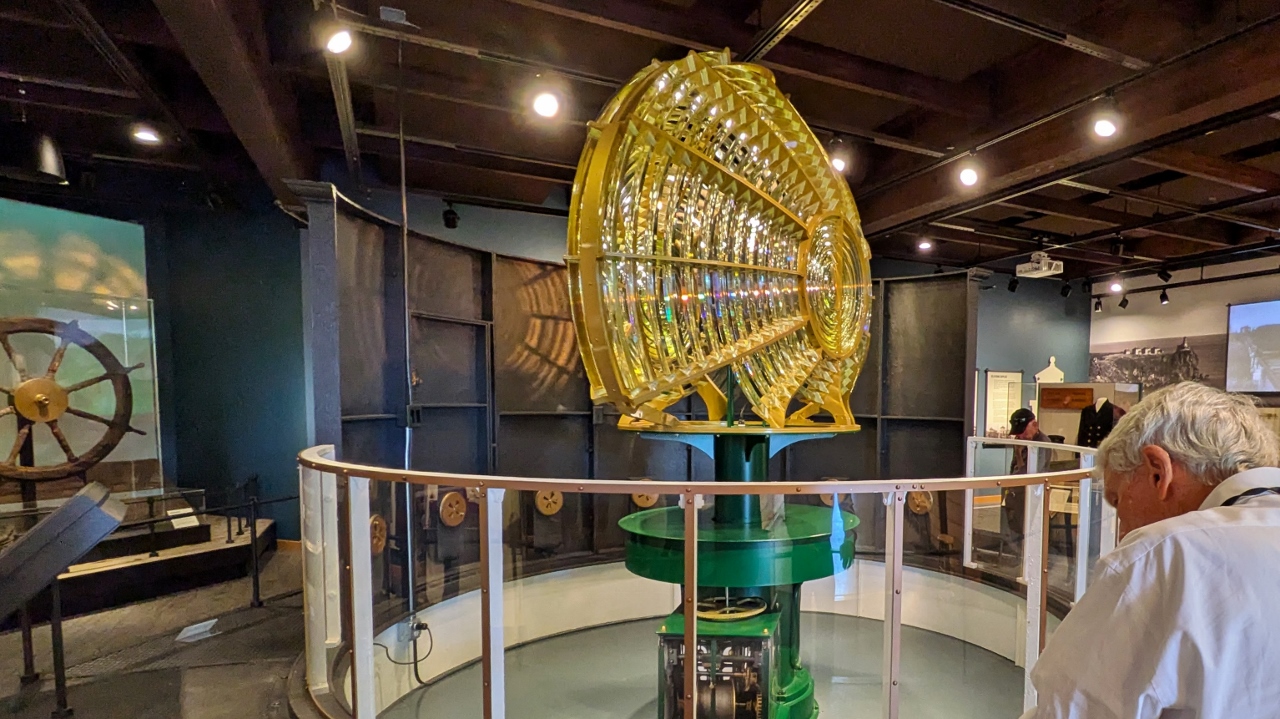 Replica of Third Order Fresnel Lens in Lighthouse