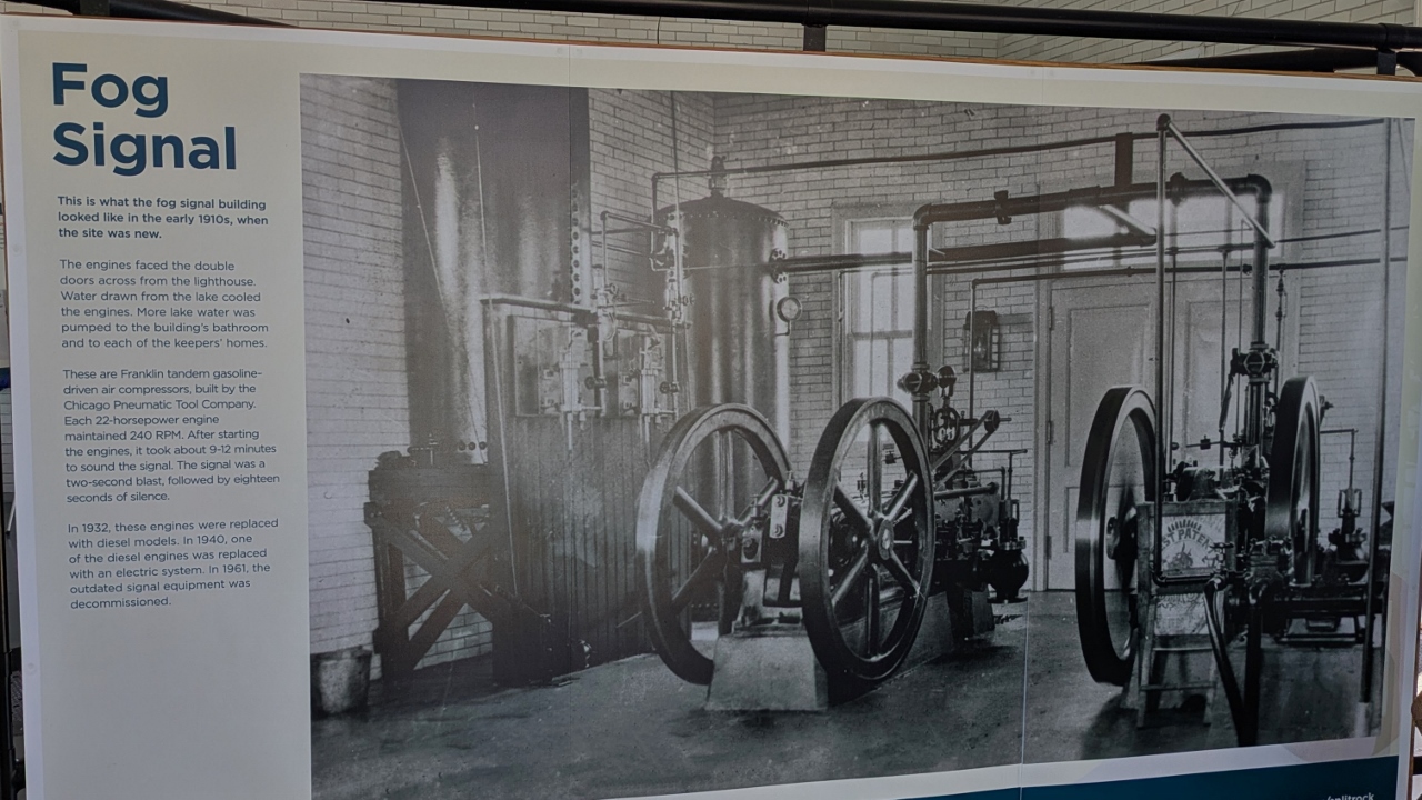 Twin Air Compressors Powered Fog Horns