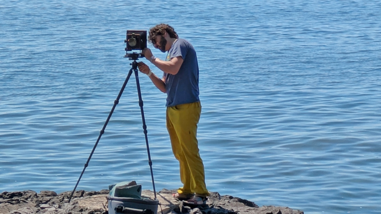 This Photographer Uses Old Fasioned Sheet Film