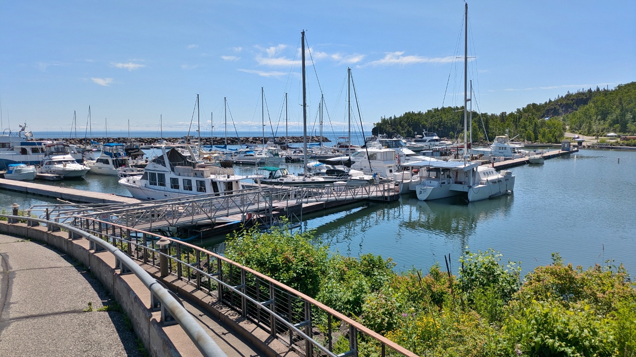 Like All Towns Silver Bay Has a Protected Marina