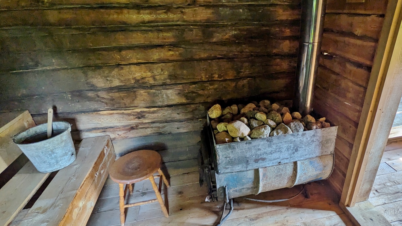 Sauna Looks Ready for Use