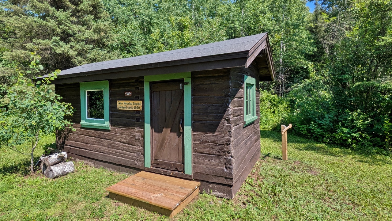 Alex Rousku’s Sauna Built About 1920