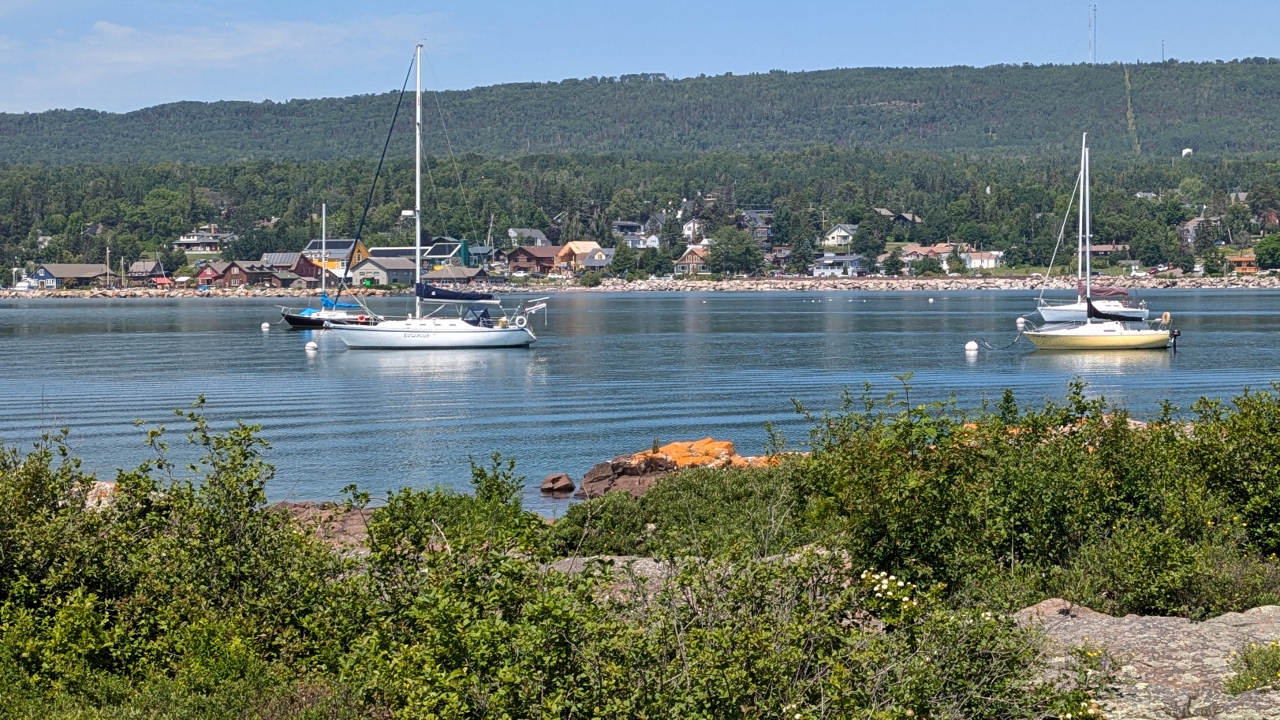 Nice View of Grand Marais Harbor