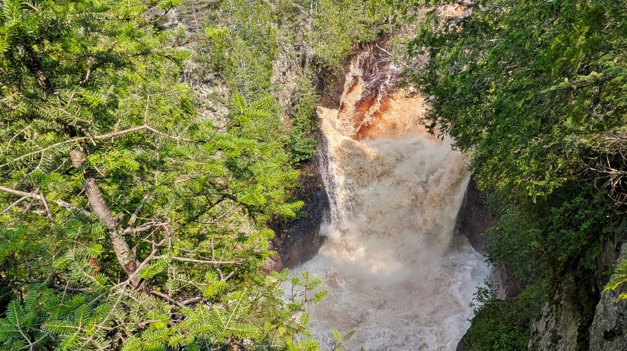 Top of Falls Was Even More Impressive