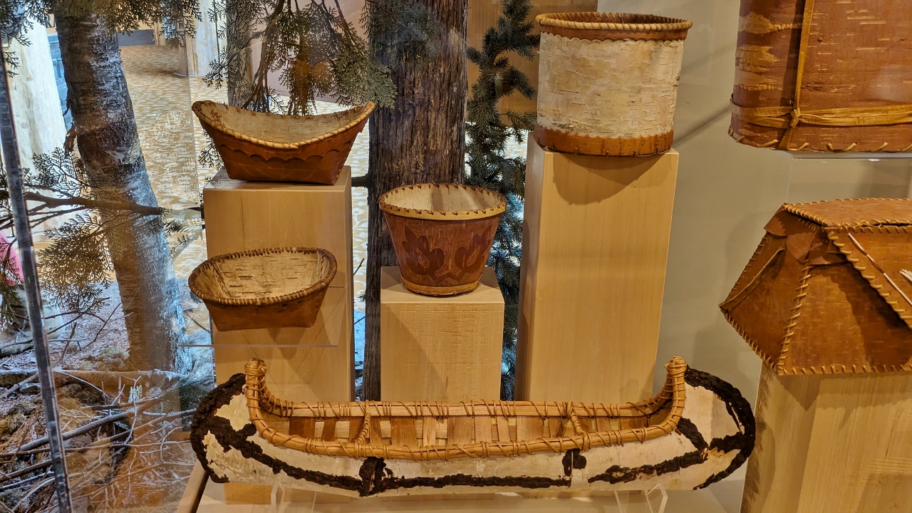 Birch Bark Craft Items