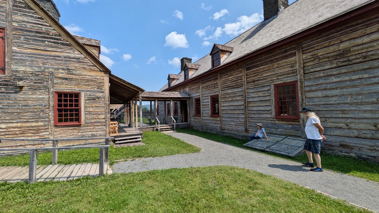 Kitchen Building on Left Beside Great Hall