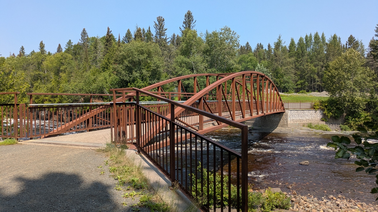 Bridge Across Top of Falls