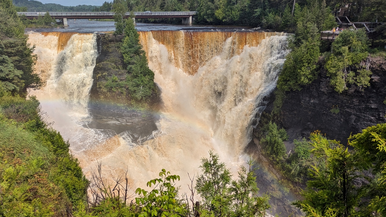 And the Entire Falls from a Distance