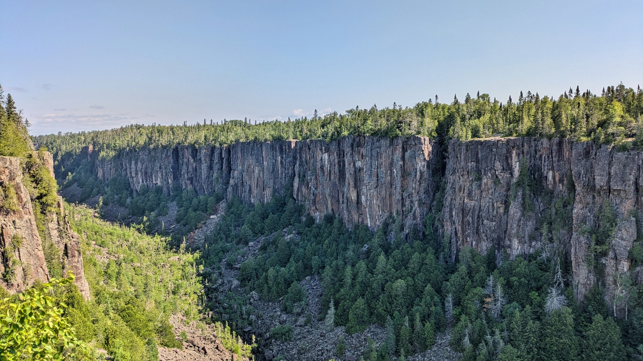 View Up Ouimet Canyon
