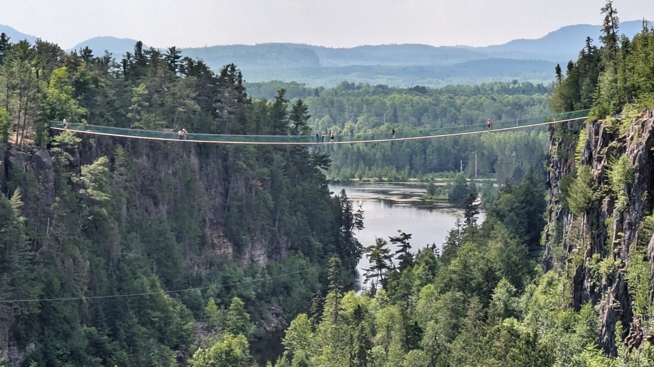 Looking Down Eagle Canyon at Short Bridge