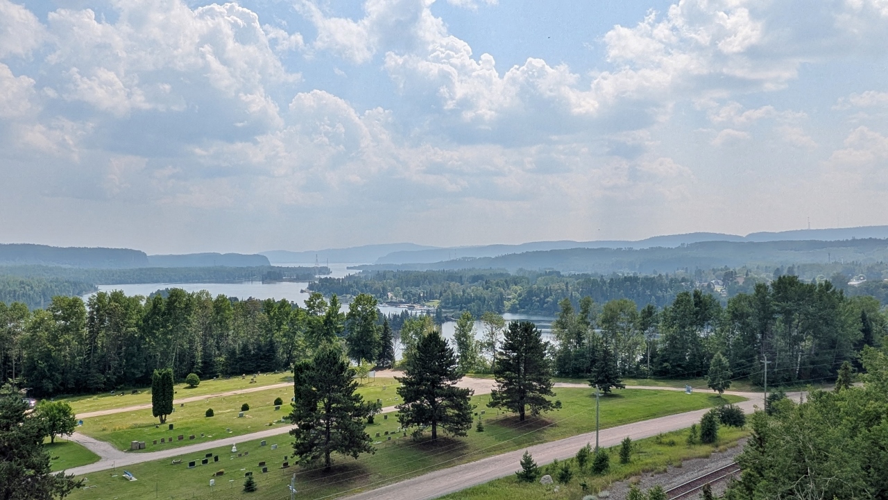 River Crossed by Nipigon Bridge