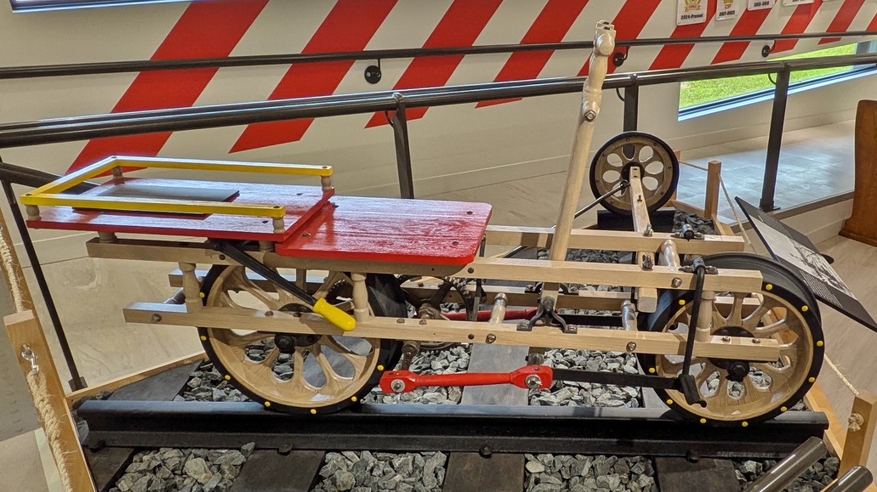 Restored Velocipede Was Used by Maintenance Crews