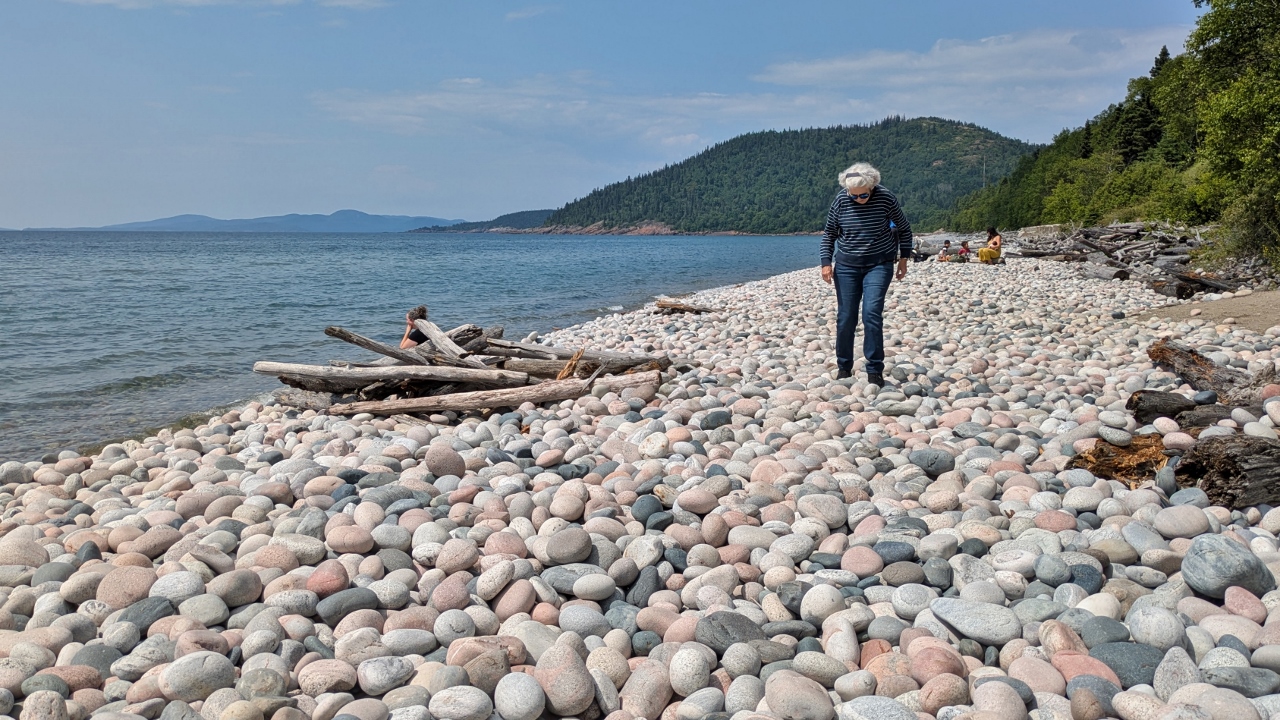 Large Pebbles Hazardous for Walking