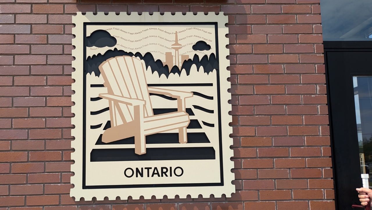 Stamp Celebrates Ontario's Red Chairs