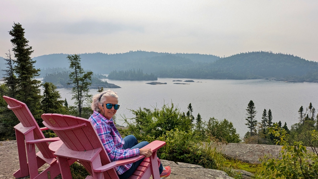 Red Chairs Right Where They Should Be!
