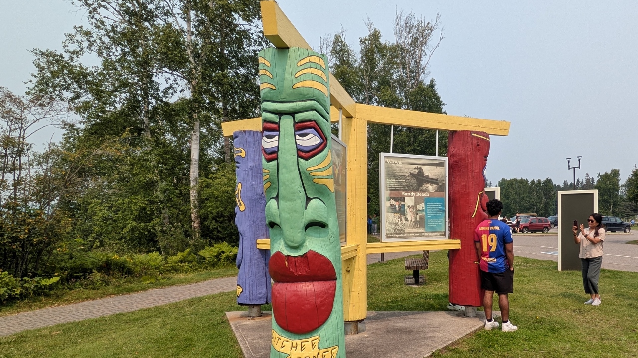 Single Artist Made Lots of These Totems Around Town