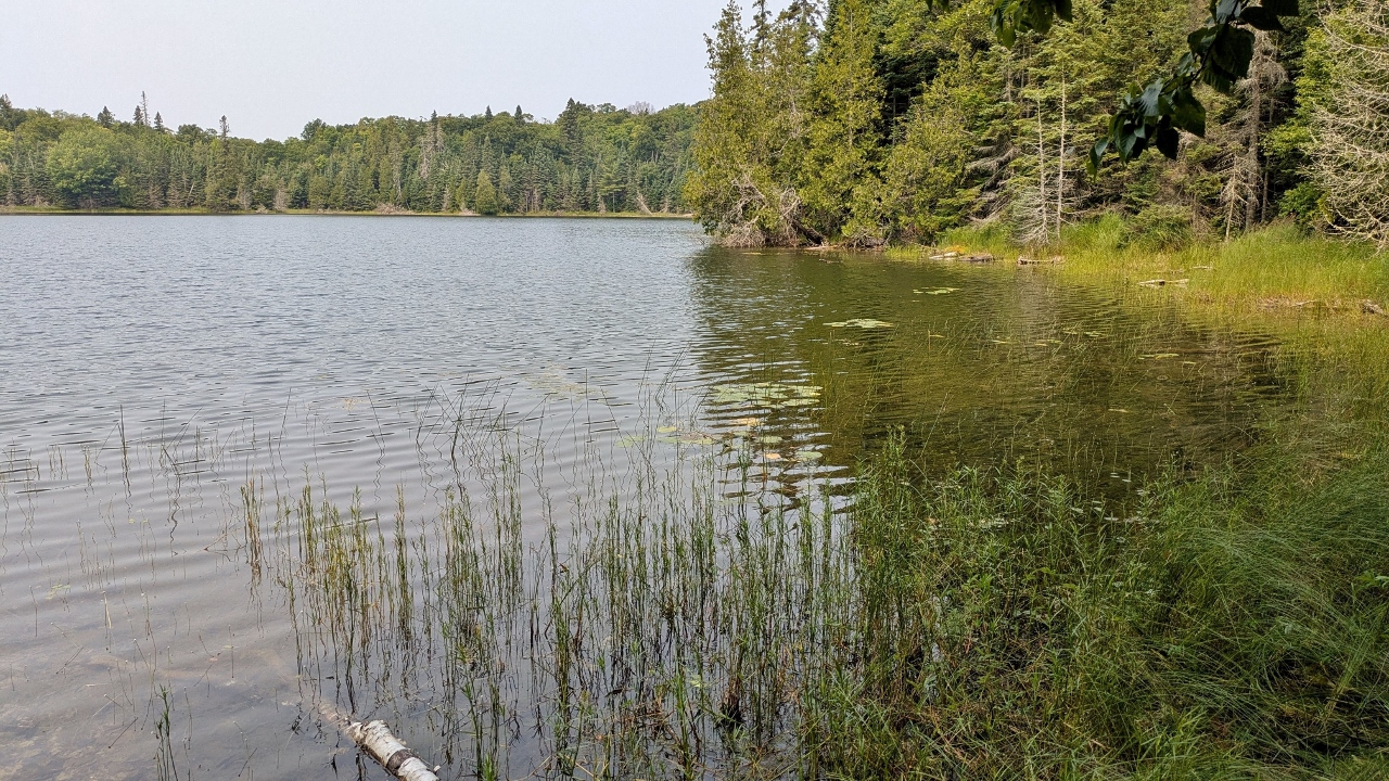 Mudhole Lake to left