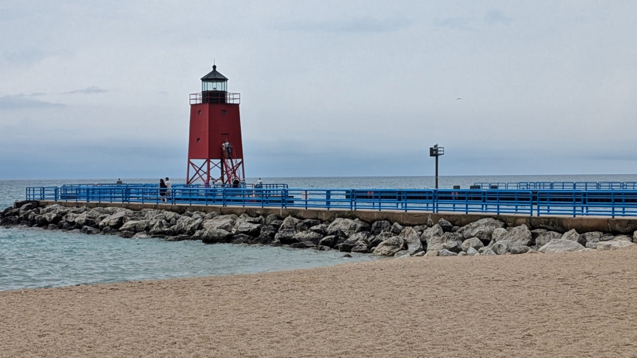 Short Easy Walk to Charlevoix’s South Pierhead Light