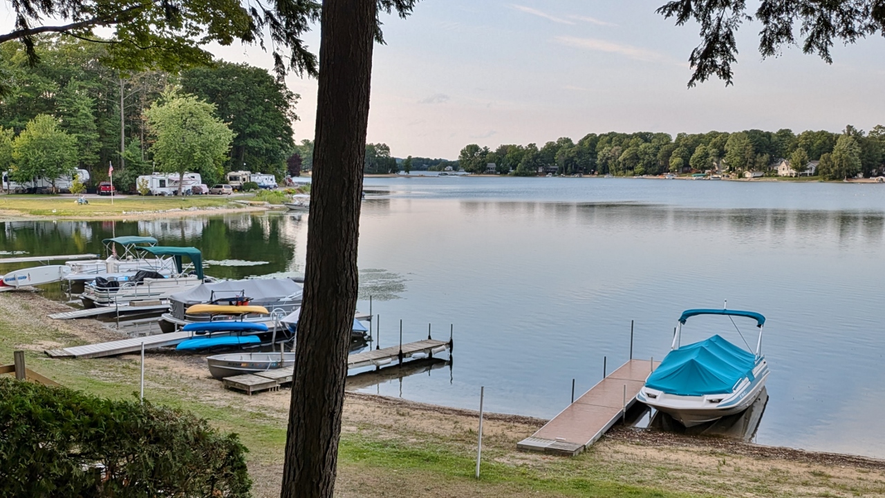 Looking at Beach from Our Patio