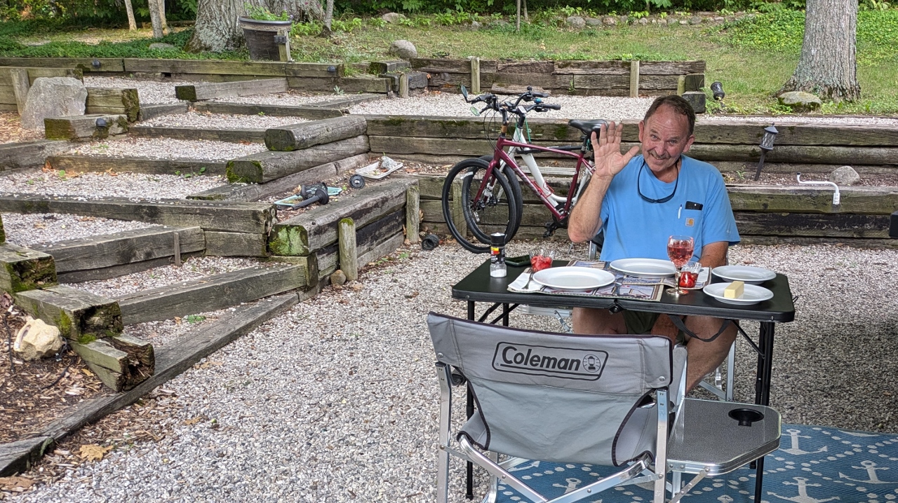 Bill is Ready for Dinner to be Served