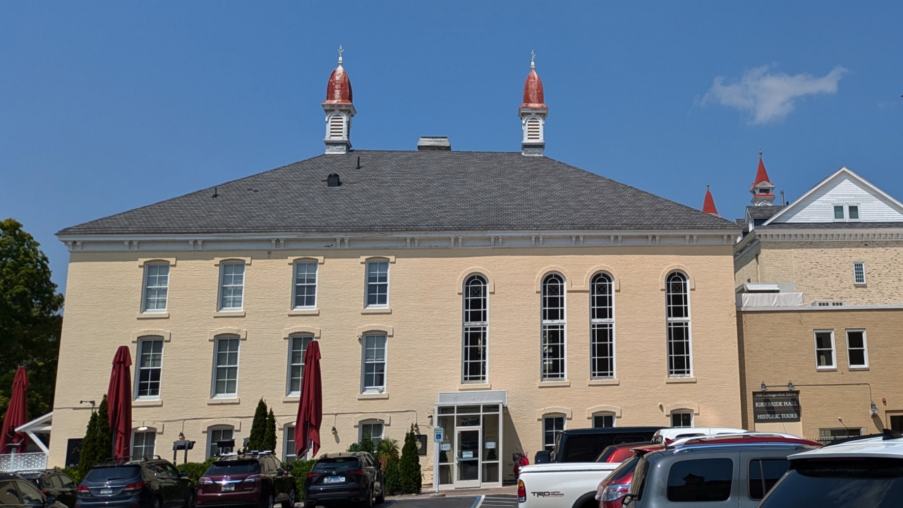 Wing of Building Showing Chimney Vents