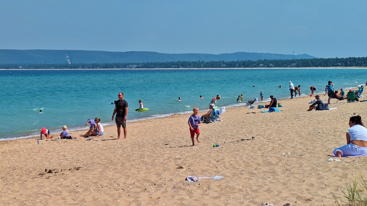 Of ALL the Beaches We've Seen on this Trip Glen Haven Is the Prettiest