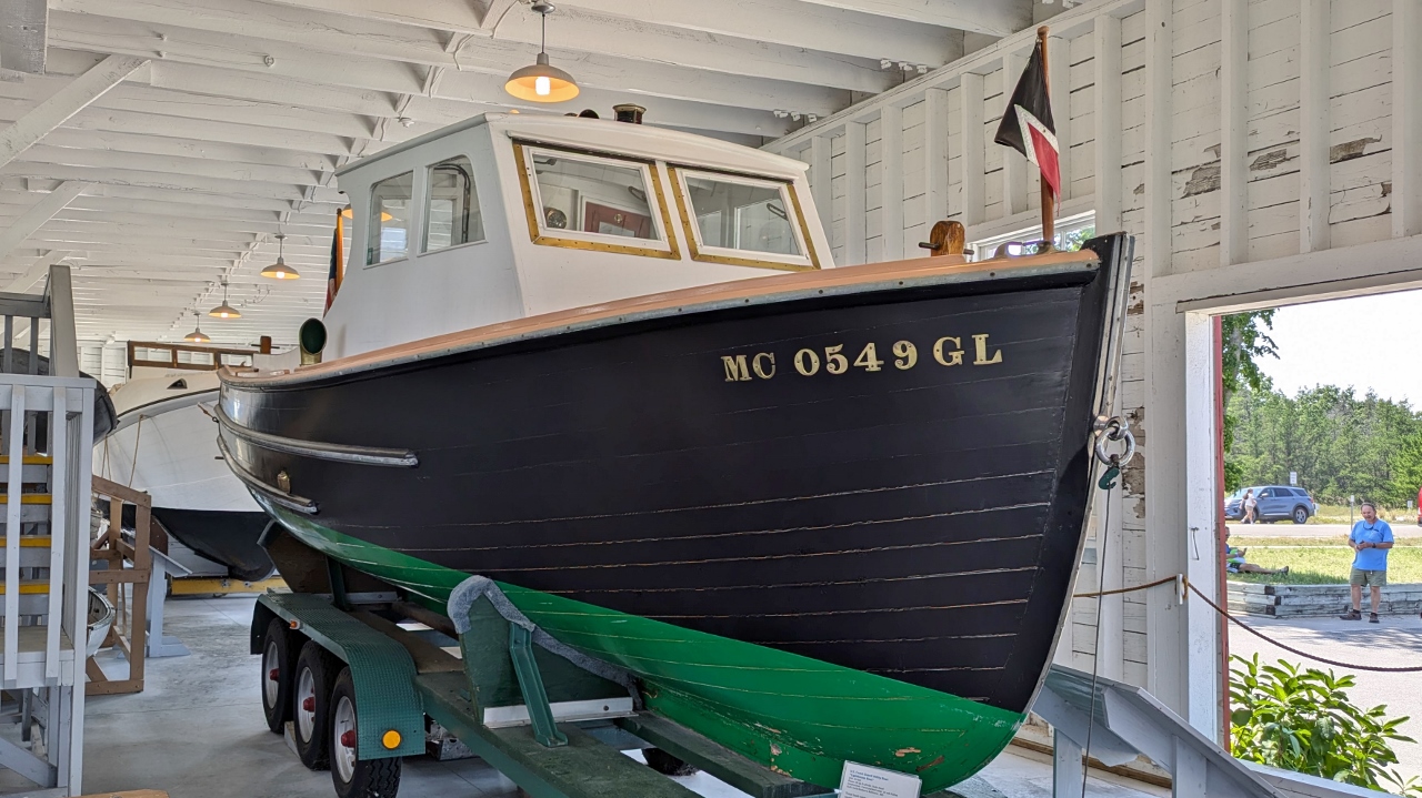 Another Boat Displayed at Cannery Museum