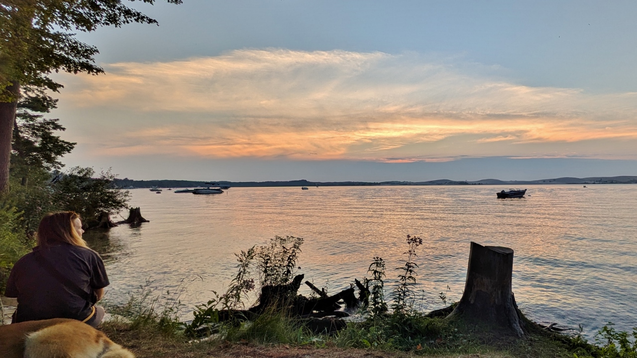 Sunset Over Silver Lake