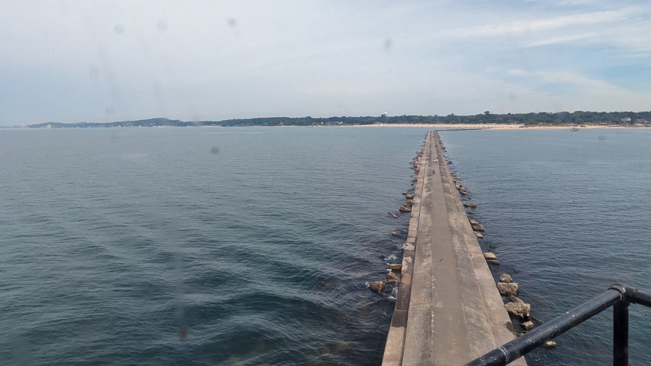 More than Half a Mile Walk Back to Shore