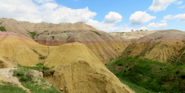 Yellow Mounds Area is Especially Colorful
