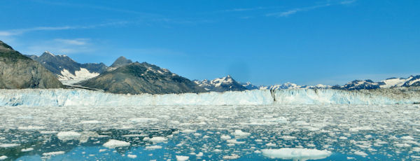 Portion of Ten-Mile-Wide Face of Columbia Glacier