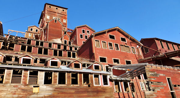 Many Windows Were Needed to Provide Light for Workers in Huge Kennecott Mill Building