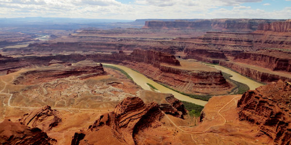 View of Colorado River Gooseneck from Dead Horse Point