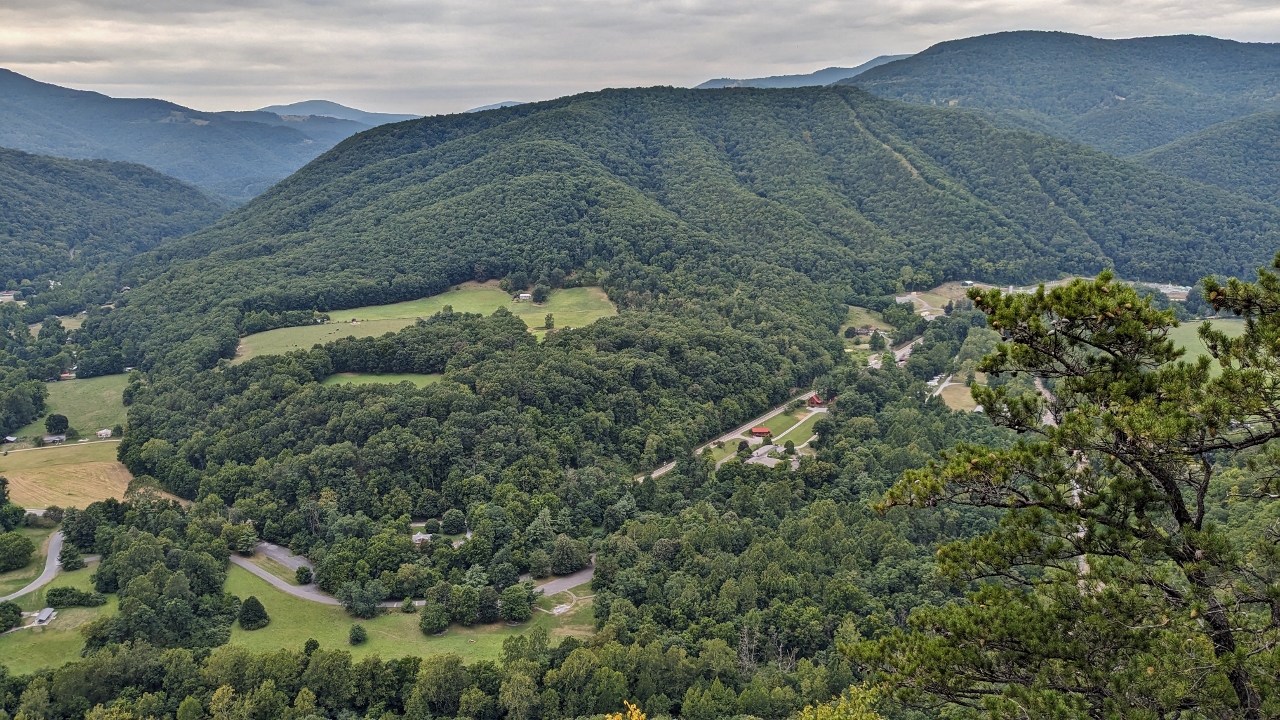 View into Valley from Overlook