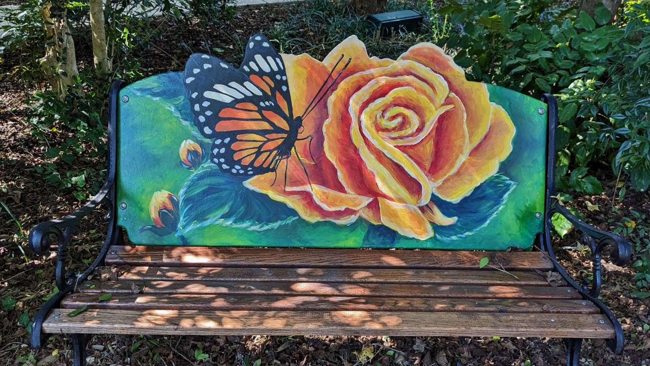 Butterfly Bench for Peggy