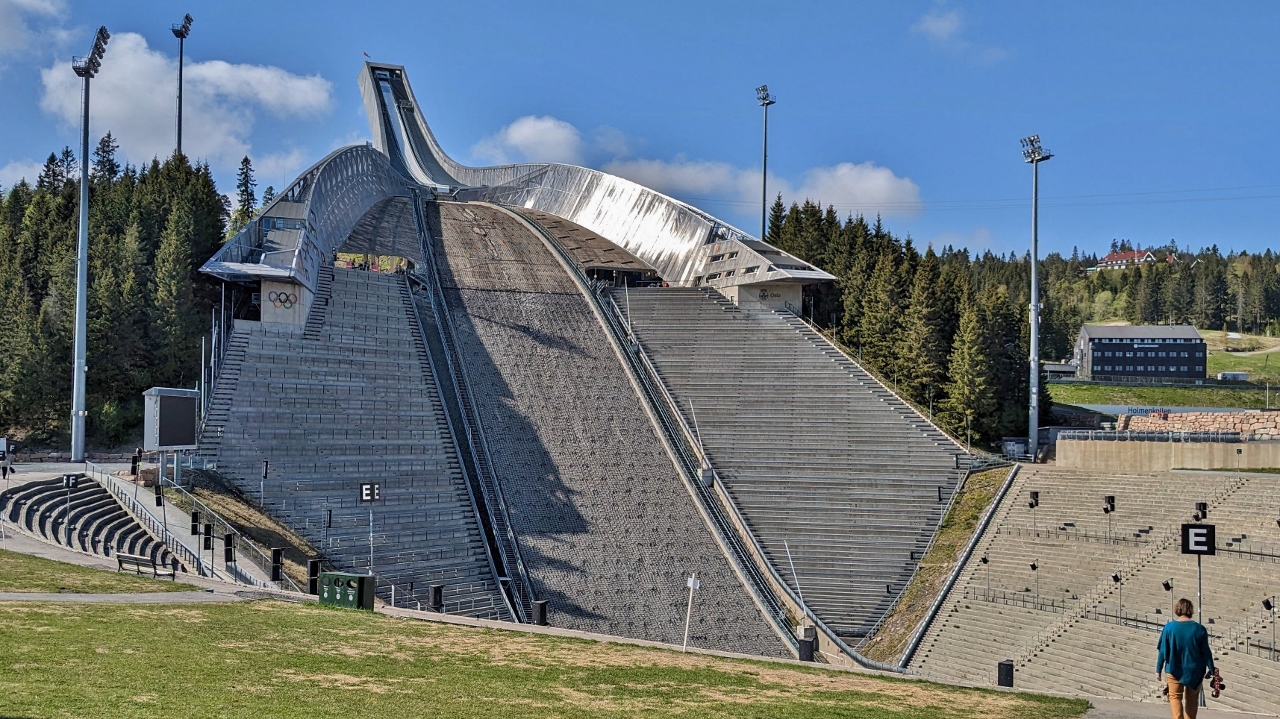 Holmenkollbakken Ski Jump Hill has hosted the Holmenkollen Ski Festival since 1892